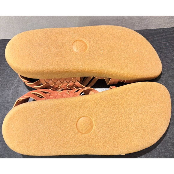 MALIBU SANDALS Canyon Vegan Leather Rubber Whiskey Tan Men's Size 12 - Picture 10 of 10